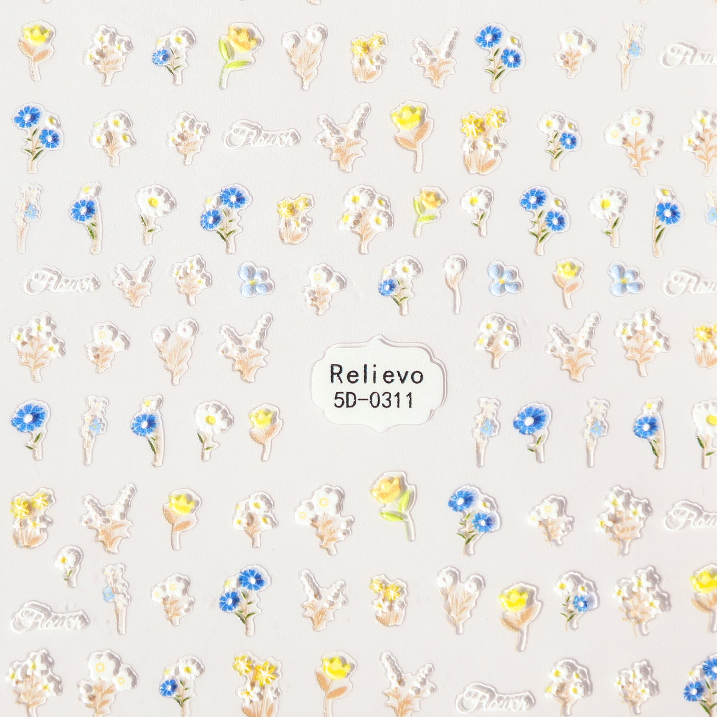 Stickers - Fleur Bleue