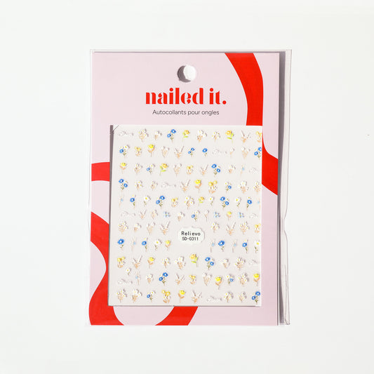 Stickers - Fleur Bleue
