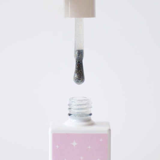 Top coat pailleté