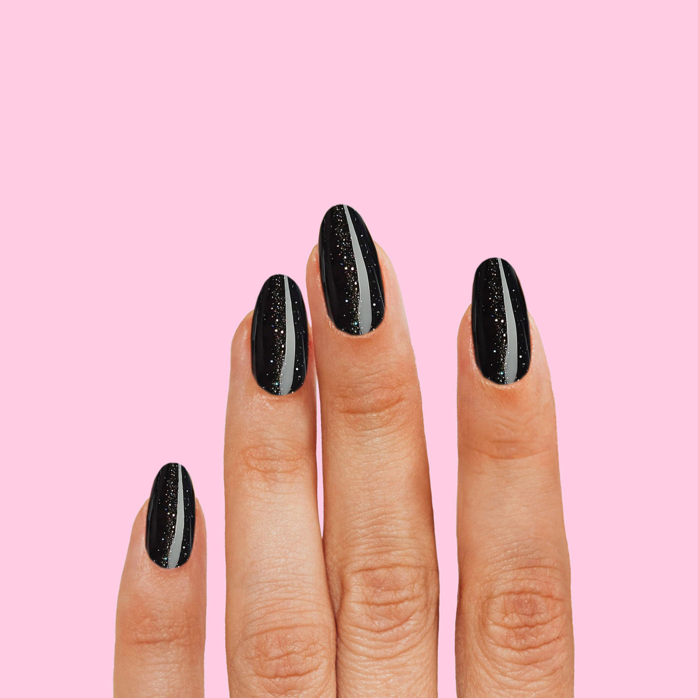 Bande de gel - Noir pailleté